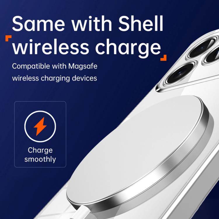 For iPhone 17 SULADA Shine Through Series Plating TPU Transparent Phone Case(Silver) by SULADA