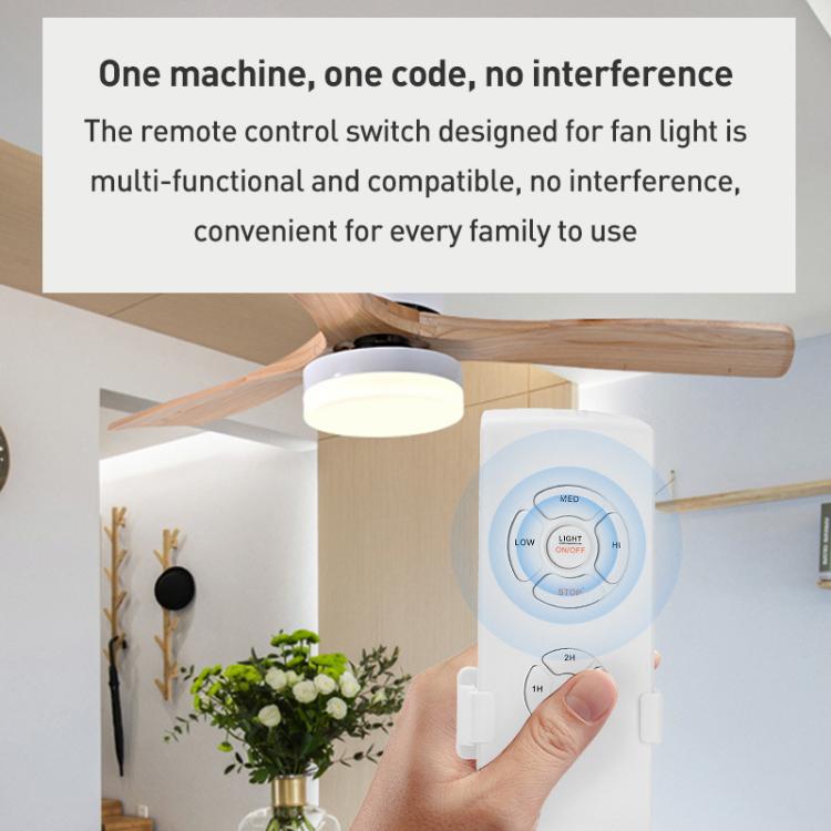 Universal Ceiling Fan Lamp Remote Control Kit 85-265V Timing Wireless Control Switch Adjusted Wind Speed Transmitter Receiver by bashfashion