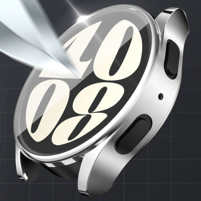 For Samsun Galaxy Watch 7 40mm Full Coverage TPU Electroplated Watch Protective Case(Red) by bashfashion