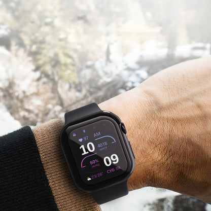 For Apple Watch Series 11 / 10 46mm Full Coverage TPU Electroplated Watch Case(Rose Gold) by bashfashion