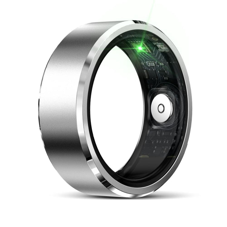 R5 SIZE 9 Smart Ring, Support Health Monitoring / Multiple Sports Modes(Silver) by bashfashion