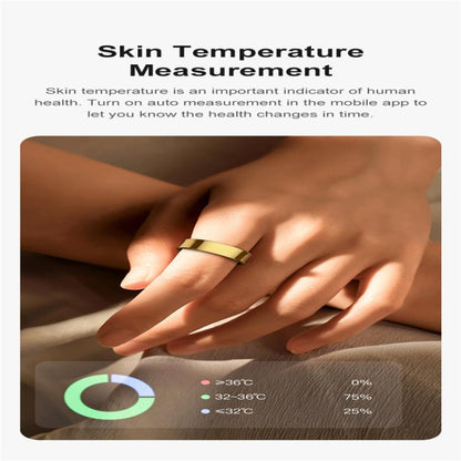 R09 SIZE 10 Smart Ring, Support Heart Rate / Blood Oxygen / Sleep Monitoring / Multiple Sports Modes(Silver) by bashfashion