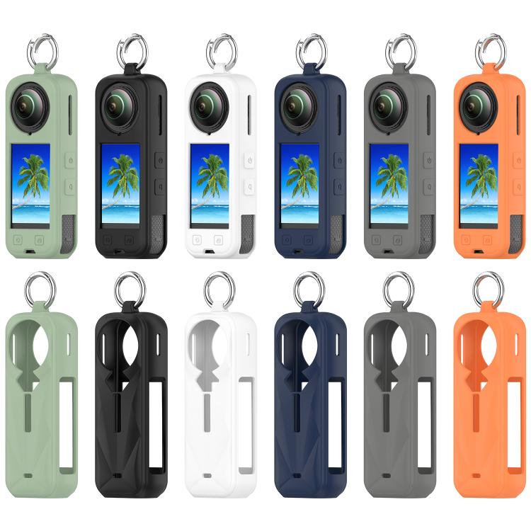 For Insta360 X5 Silicone Protective Case(Black) by bashfashion