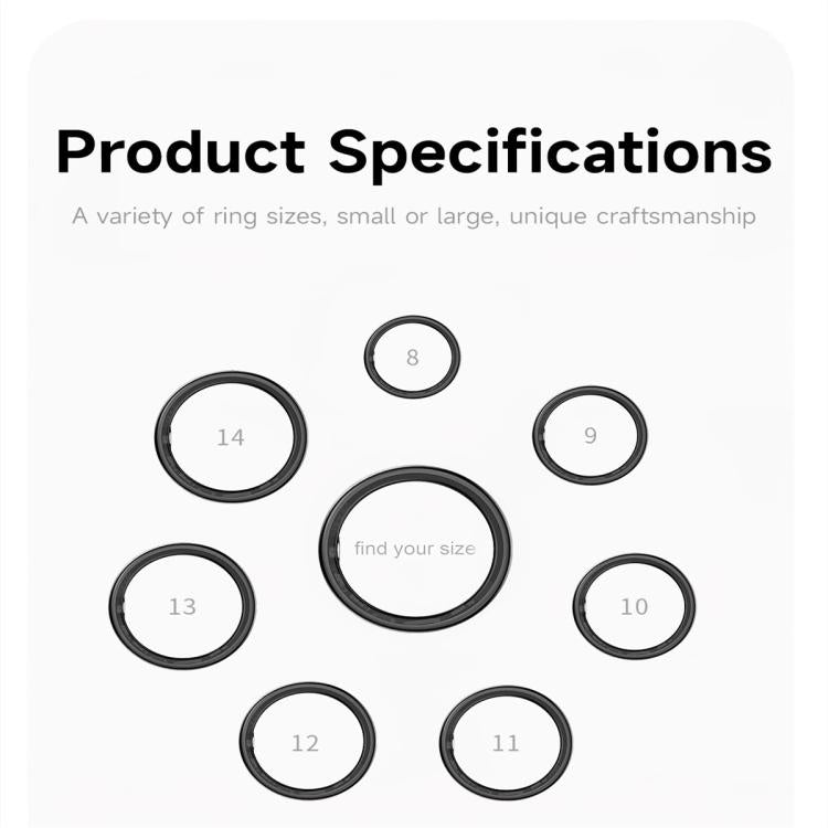 SY01 SIZE 10 Smart Ring, Support Heart Rate / Blood Oxygen / Sleep Monitoring / Multiple Sport Modes(Black) by bashfashion