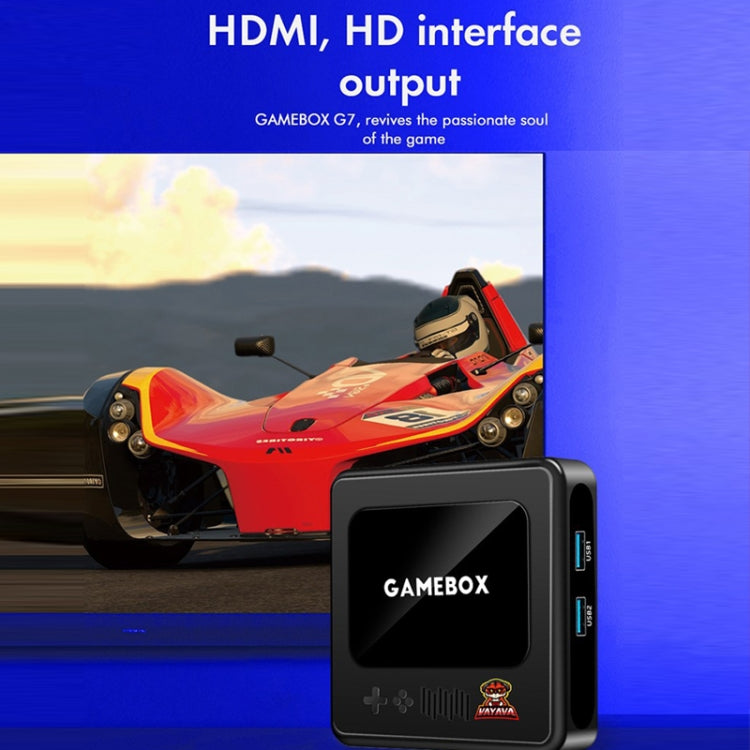 GD10 256G Built-In 60000+ Games Dual System Set-Top Box 3D Home 4K HD TV Game Console Box AU Plug(Black) by ANBERNIC