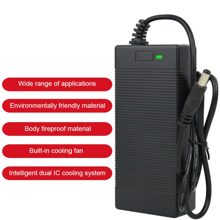 84W 42V/2A Electric Vehicle Smart Temperature Control Heat Dissipation Charger, Spec: 3-core(EU Plug) by bashfashion