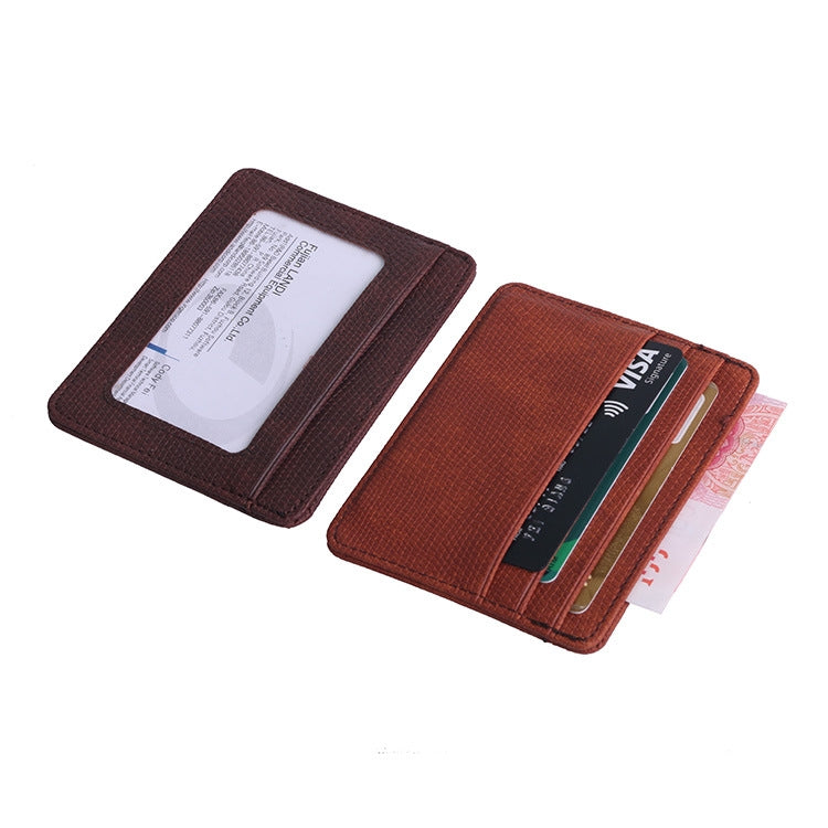 KT1002 RFID Function Lizard Pattern Bank Card Holder PU Business Card Case(Brown) by bashfashion