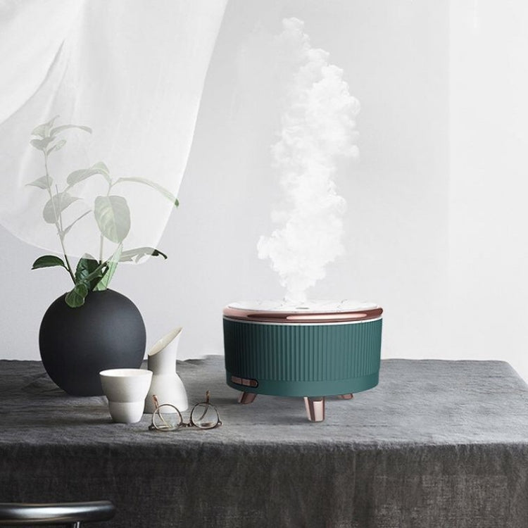 Ultrasonic Aromatherapy Diffuser Humidifier Essential Oil Diffuser UK Plug(Blue Flower Dot) by bashfashion