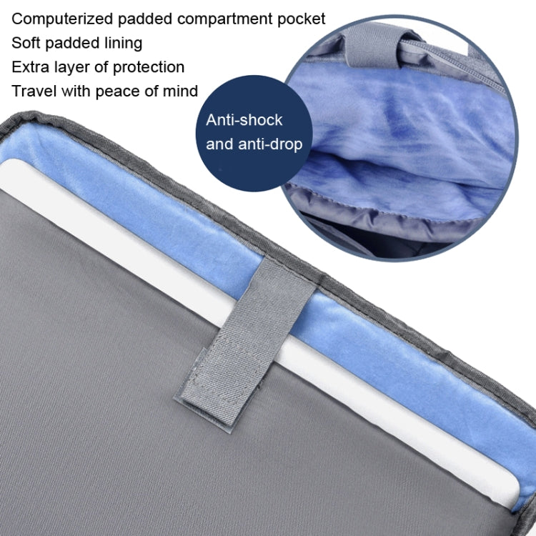 OUMANTU 020 Event Computer Bag Oxford Cloth Laptop Computer Backpack, Size: 15 inch(Light Gray) by OUMANTU