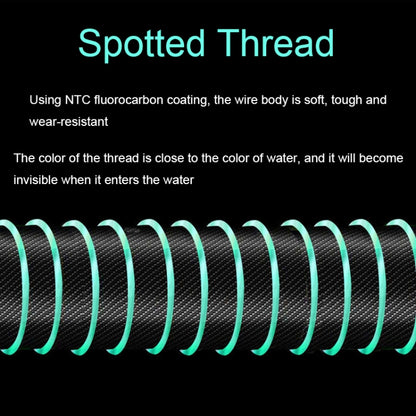 2pcs Outdoor Fishing Anti-tangle Spotted Invisible Line Set with Scale, Size: 6.3m(5.0) by bashfashion