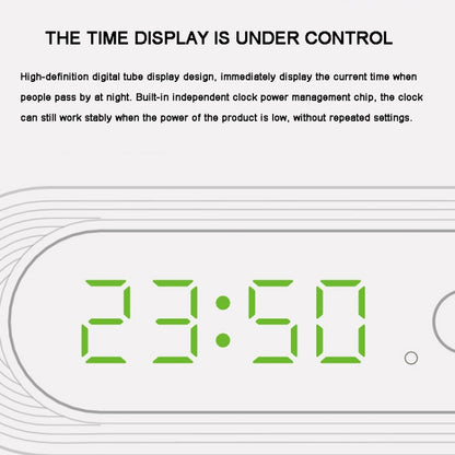 D05 Smart Induction Magnetic Night Light with Time Display,Spec: Knob Dimming by bashfashion