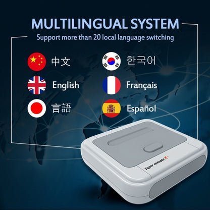 Super Console X 256GB 50000+ Games Wireless 4K HD 3D Double Game Console Box, US Plug by bashfashion