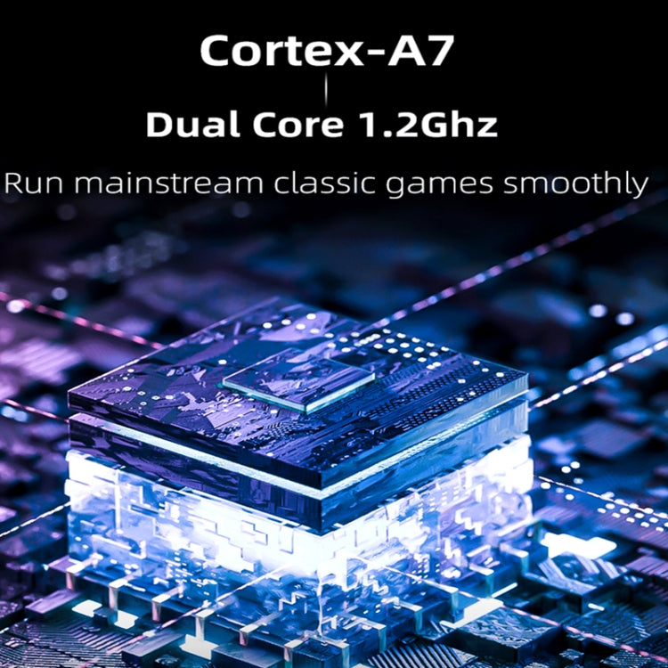 Miyoo Mini Plus 3.5 Inch IPS Screen Retro Handheld Game Console 128G 25K Games(Transparent Purple) by bashfashion