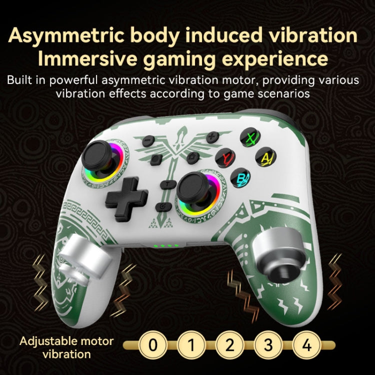 Wireless Bluetooth Somatosensory Vibration Gamepad for Nintendo Switch/Switch PRO, Color: Black by bashfashion