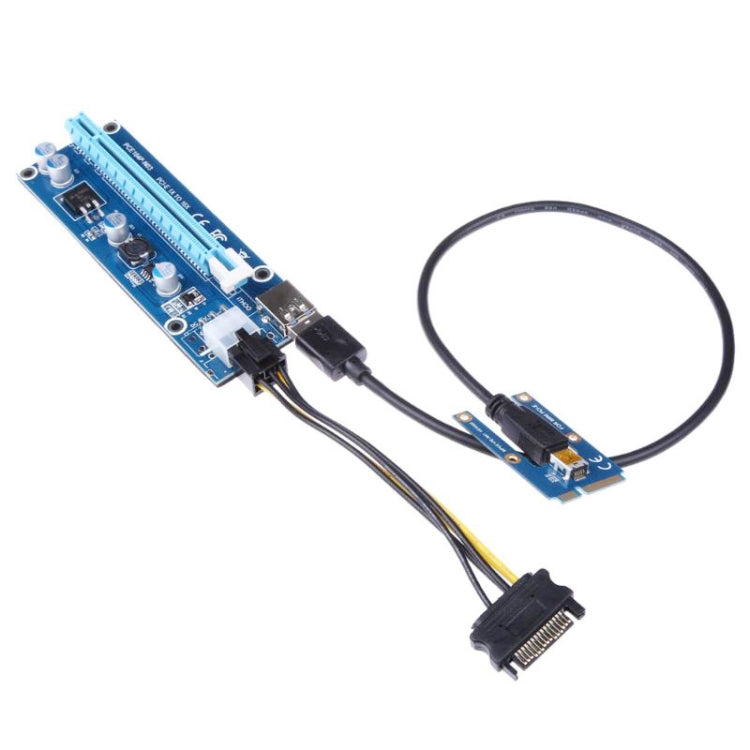 PCE164P-N03 VER006C Mini PCI-E 1X To 16X Riser For Laptop External Image Card, Spec: Blackboard 4pin by bashfashion
