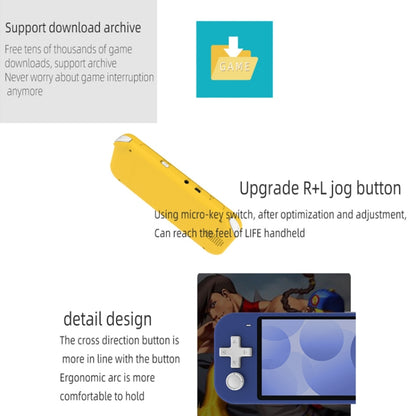 Nostalgic Street Fighter FC Handheld Video Game Console(Gray) by bashfashion