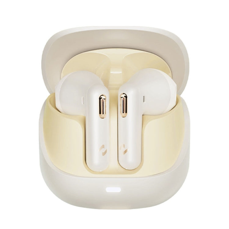 Havit S3 Merle Lite In-Ear ENC Call Noise Reduction Wireless Bluetooth Earphone(Gold White) by Havit