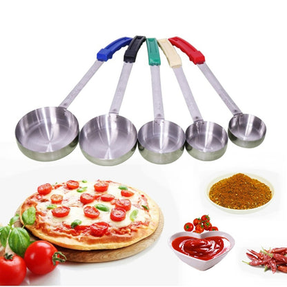Sauce Spoon Pizza Flat oz Spread Spoon, Specification: With Hole 3oz by bashfashion