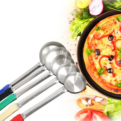Sauce Spoon Pizza Flat oz Spread Spoon, Specification: With Hole 3oz by bashfashion