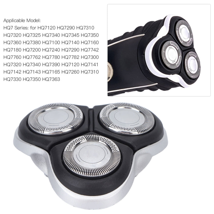 For Philips Shavers HQ7310 HQ7340 HQ7180 HQ7360 HQ7390 Replacement Blade Accessories(White) by bashfashion