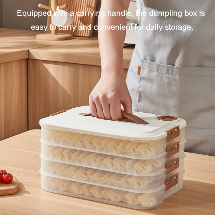 2 Layer With Cover Dumpling Storage Box Food Grade Home Dumpling Frozen Fresh Case by bashfashion