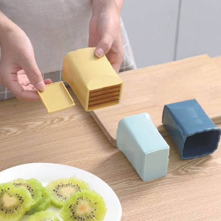 Cup Slicer Strawberry Grape Vegetable Slicing Tool Kitchen Gadget(Yellow) by bashfashion