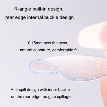 10pairs Of 100pcs/Box Frosted False Nails Artificial Tip, Shape: Almond Nail M by bashfashion