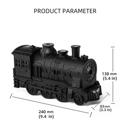 300ml Small Train Essential Oil Diffuser Humidifier With Remote Control EU Plug by bashfashion