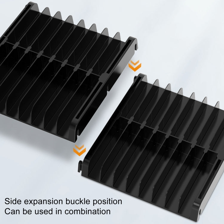 Game Disk Storage Stand Desktop Large Capacity CD Case(Black) by bashfashion