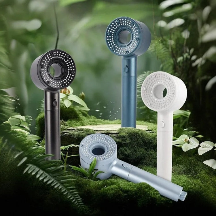 High-Pressure Handheld Shower Head With 5 Spray Modes Filtered Showerhead, Spec: Basic Gray by bashfashion