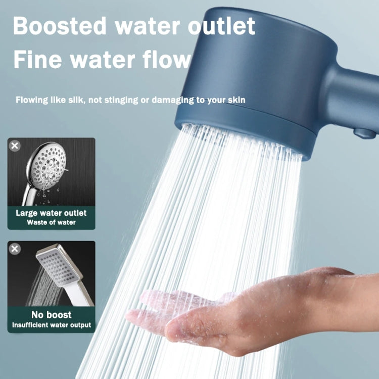 High-Pressure Handheld Shower Head With 5 Spray Modes Filtered Showerhead, Spec: Basic Gray by bashfashion