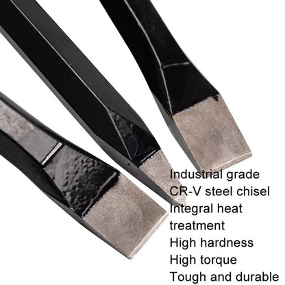 MYTEC Upgraded Tip 250mm Forged Hexagonal Rod Chisel Big Top Cap Industrial Grade Forged Steel Chisel by MYTEC