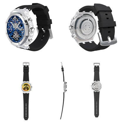 WS-37 1.43-Inch AMOLED IP67 Waterproof Health Monitoring Bluetooth Call Smart Watch(Blue) by bashfashion