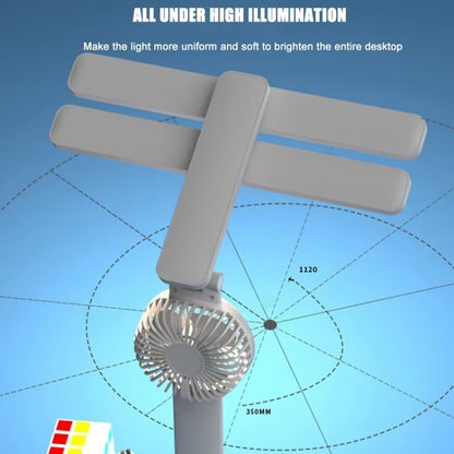 Double Head Horizontal Desk Lamp 3 Light Color Reading Lamp, Spec: Charging Clock Model by bashfashion