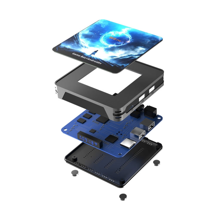 W8PRO 64G Dual System HD Wireless Joystick Retro Gaming Console With 36000+ Games EU Plug by bashfashion