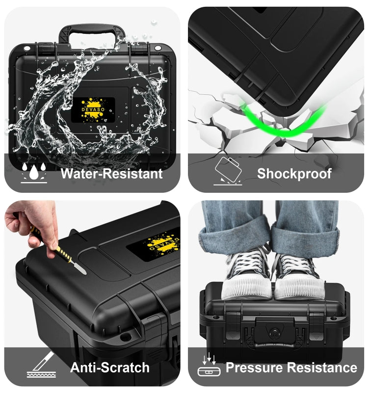 DEVASO For Switch / OLED IP67 Waterproof Storage Case Hardshell Bag, Color: Black by DEVASO