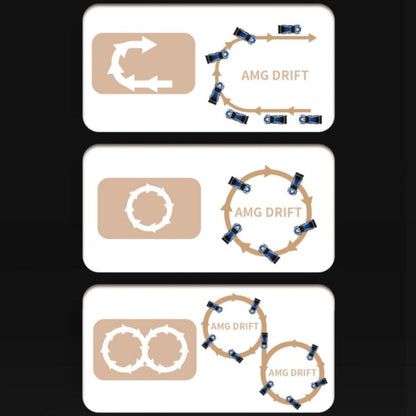 1:43 Full Scale Mini 4WD Drifting Charging Remote Control Car, Color: 4304G Silver GTR With Gyroscope by bashfashion