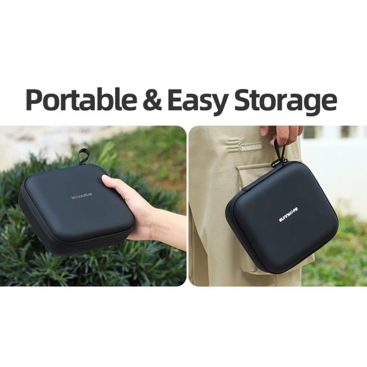 For DJI Flip Sunnylife FP-B957 Storage Bag Mini Vlog Aerial Camera Protective Case(Gray) by Sunnylife