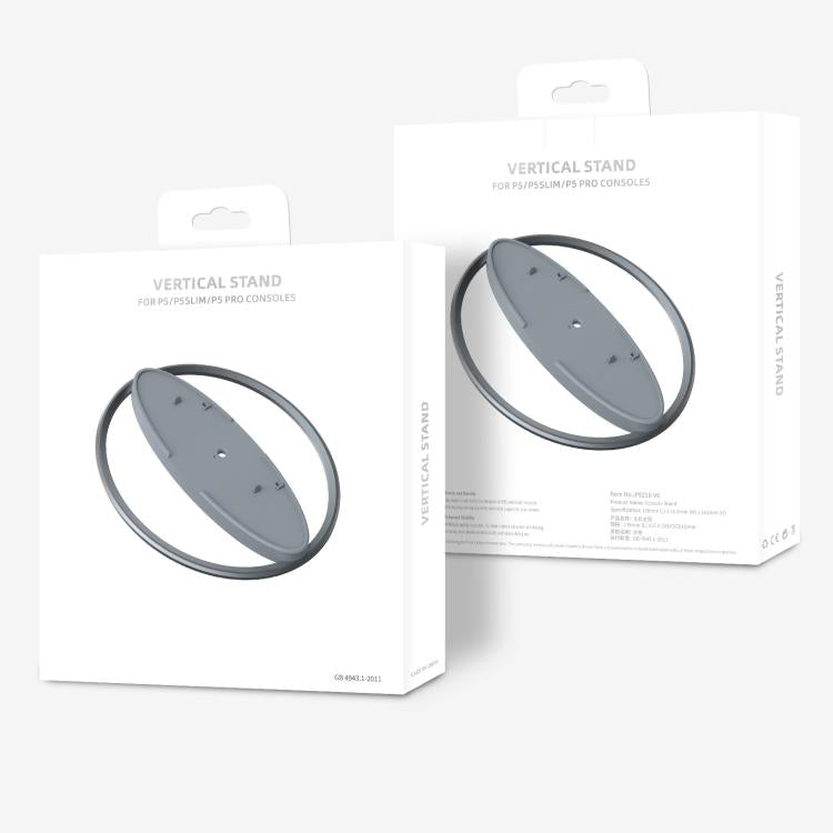 For PS5 / PS5 Slim / PS5 Pro Game Console Desktop Vertical Stand Non-Slip Base(Blue) by bashfashion