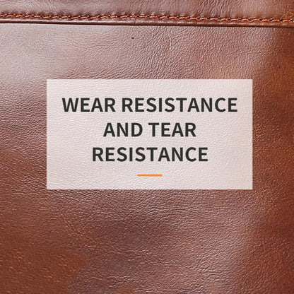 BULL CAPTAIN 054 Large Capacity Retro Business Top Layer Cowhide Hand-held Briefcase(Coffee Metal) by BULL CAPTAIN