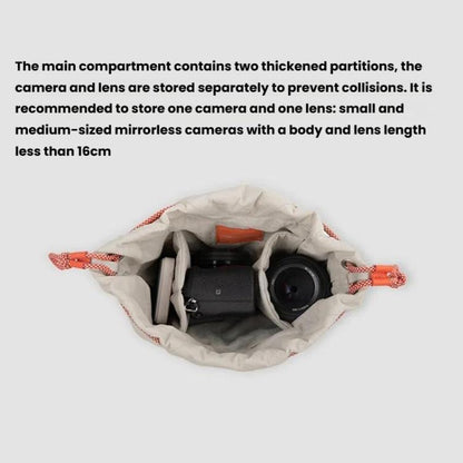 PGYTECH OneGo SLR Camera Waterproof Drawstring Bag, Color: Pink by PGYTECH