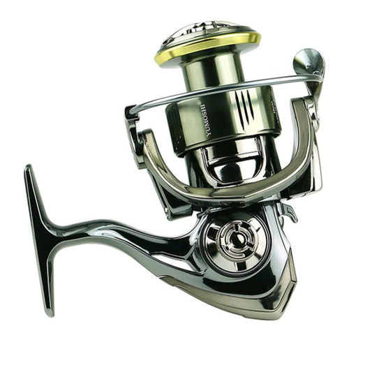 YUMOSHI SE2500 Dual Handle Zero-Gap Spinning Reel Balanced Anti-Shake Design, 5.2:1 Gear Ratio by YUMOSHI